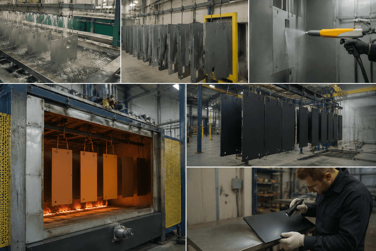 powder coating in a can drawing review and fabricated part inspection