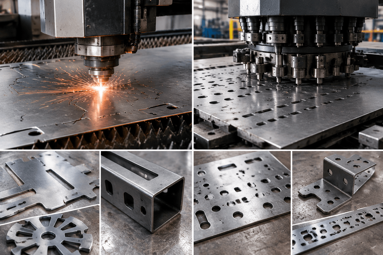 steel sheet processing drawing review and fabricated part inspection