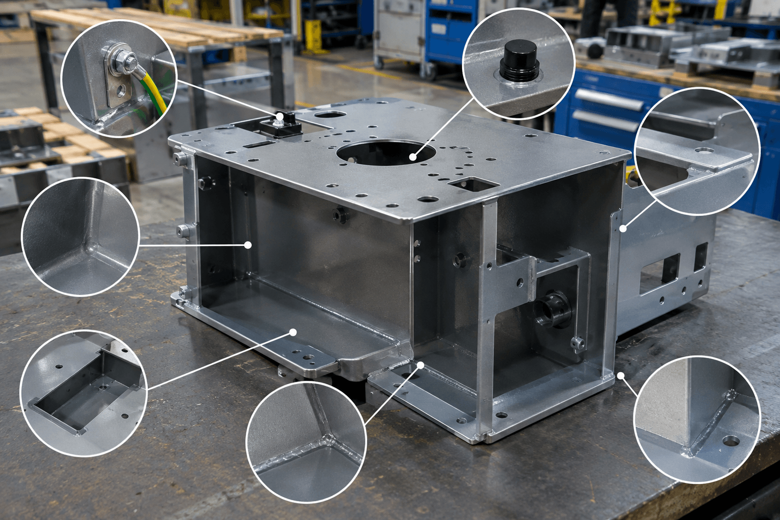 powder coating steps drawing review and fabricated part inspection