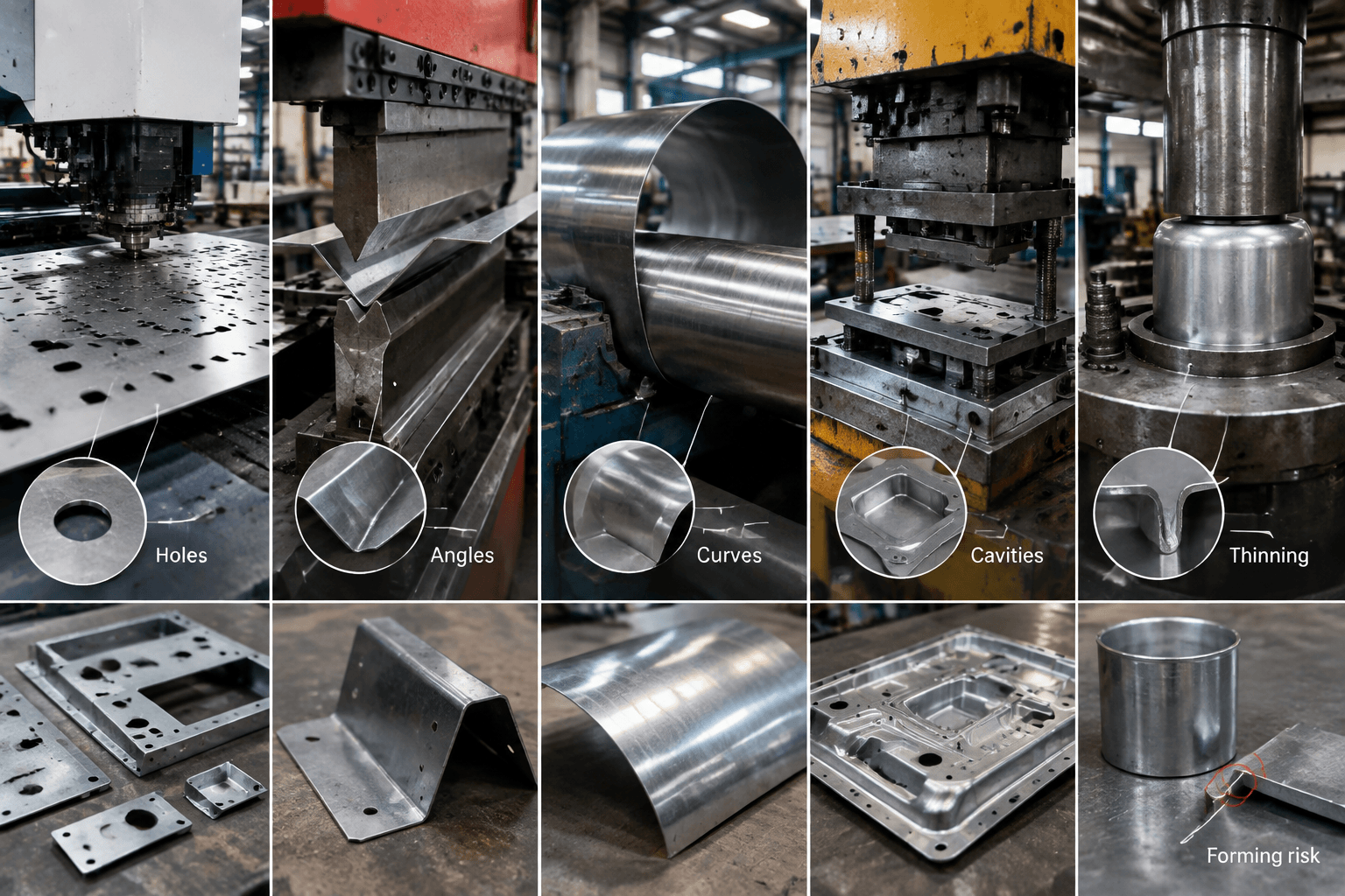 sheet metal fabrication processes drawing review and fabricated part inspection