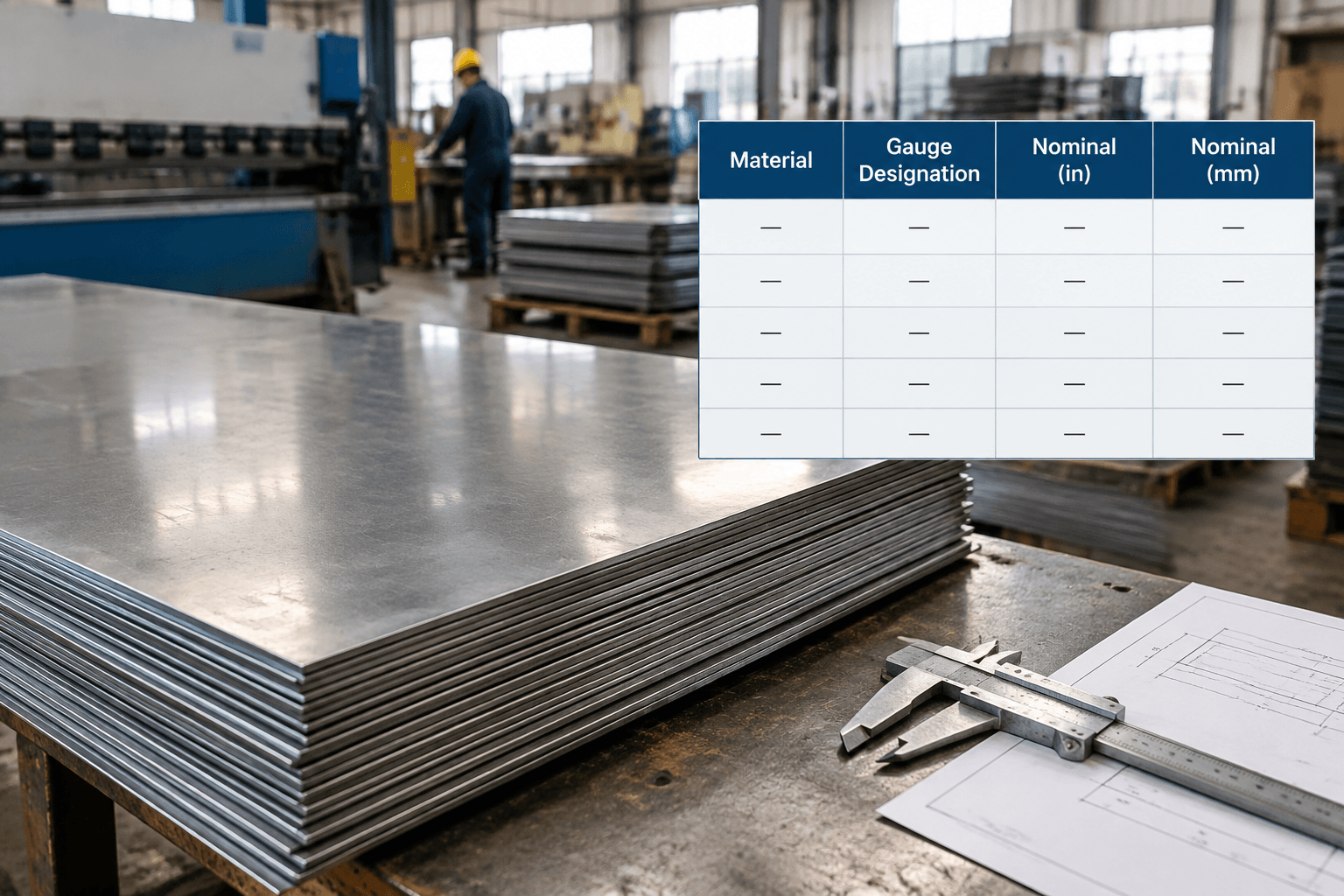 16 gauge sheet thickness drawing review and fabricated part inspection