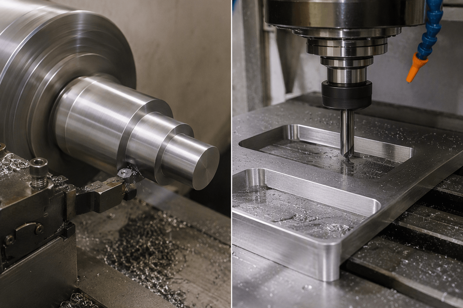 2 axis cnc drawing review and fabricated part inspection