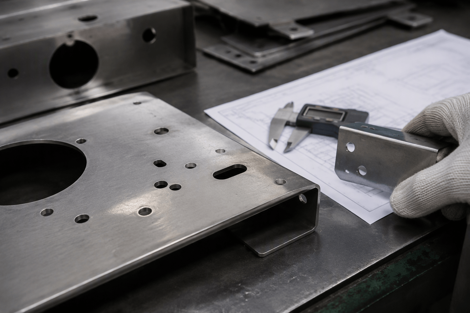 3.2 surface finish drawing review and fabricated part inspection