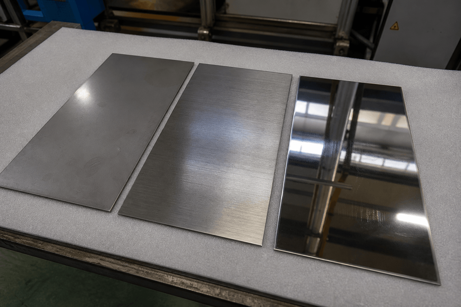 304 grade stainless steel drawing review and fabricated part inspection