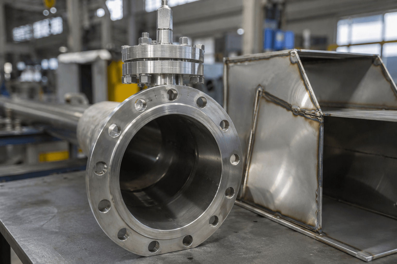 304 stainless steel temperature rating drawing review and fabricated part inspection