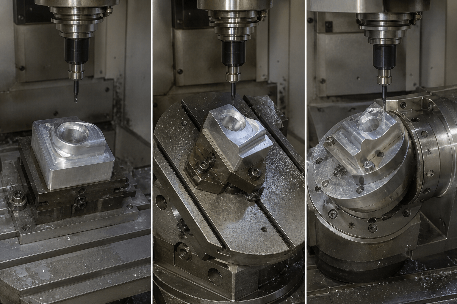 4 axis milling drawing review and fabricated part inspection