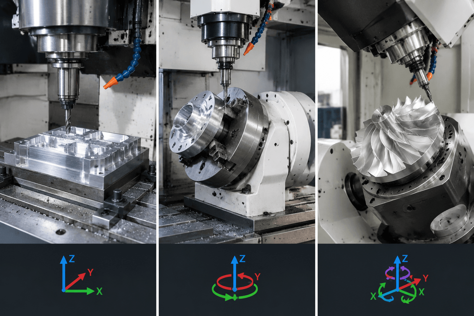 4 axis milling machine drawing review and fabricated part inspection