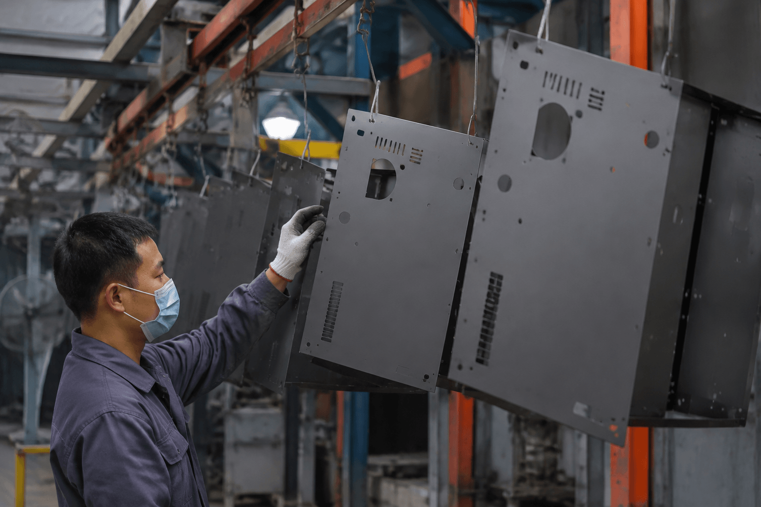 powder coat it production and quality inspection