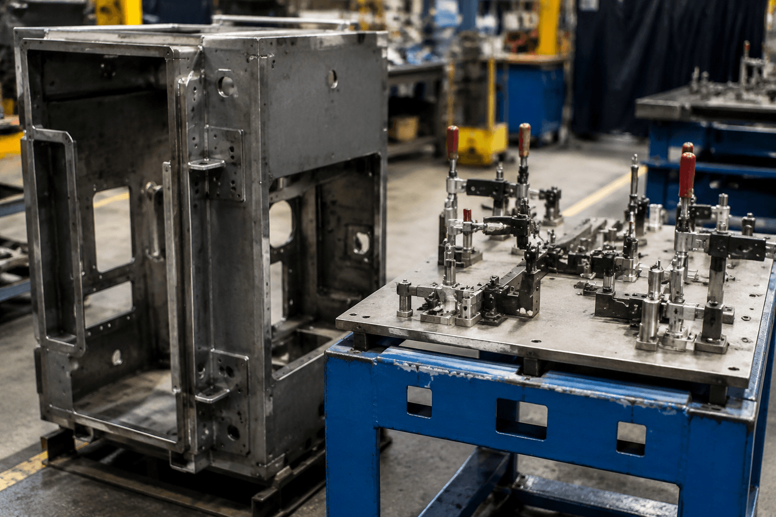 metal fab equipment production and quality inspection