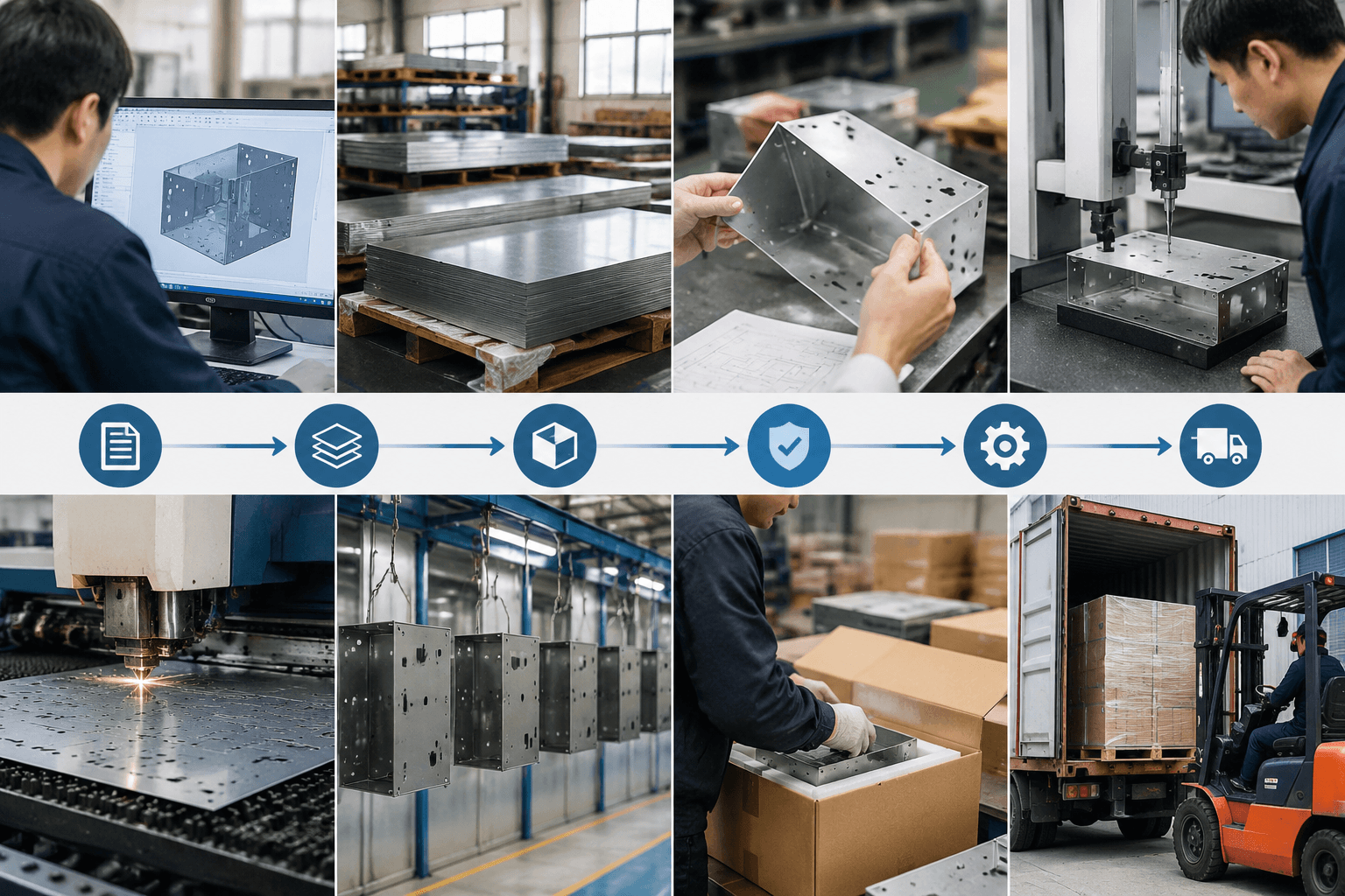 fast fabrication production and quality inspection