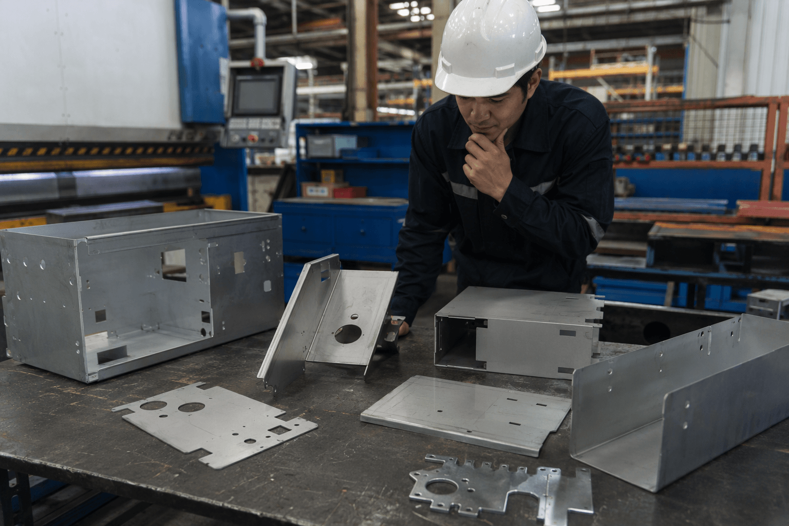 sheet metal fabrication processes production and quality inspection