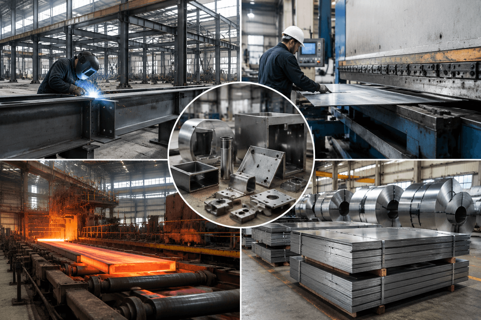 largest metal fabrication companies production and quality inspection