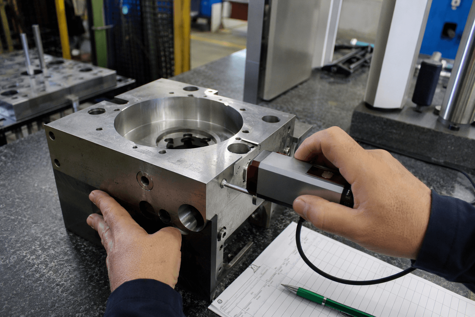 125 machine finish production and quality inspection