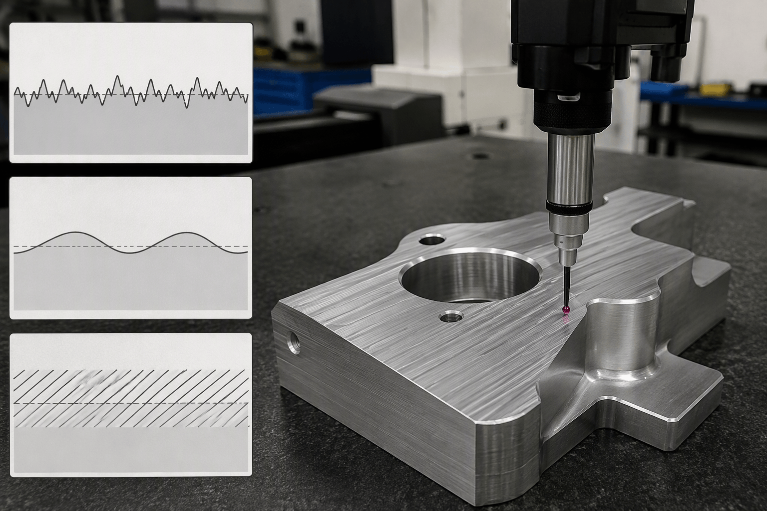 125 surface finish production and quality inspection
