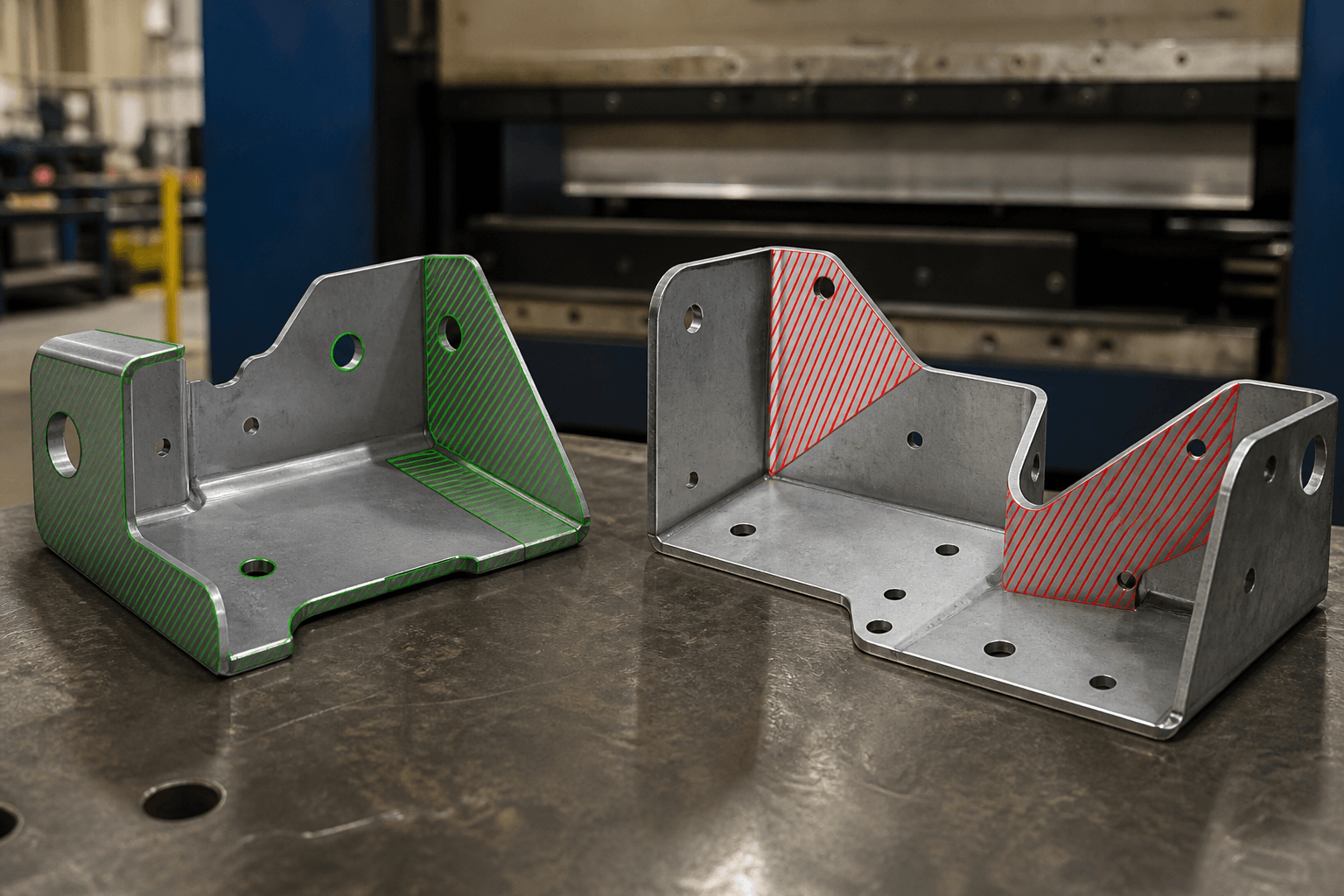 2 axis cnc production and quality inspection