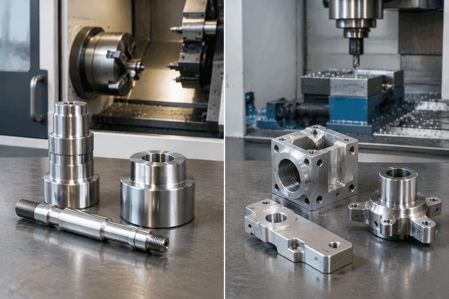 2 axis cnc machine production and quality inspection