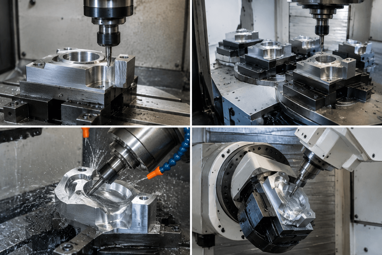 3 axis machine production and quality inspection