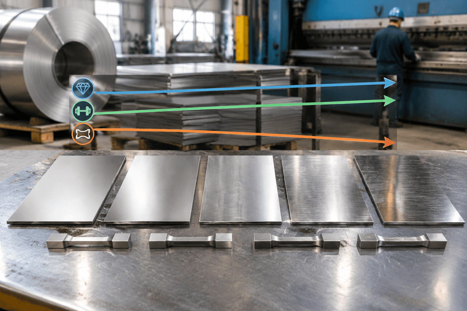 304 steel hardness production and quality inspection
