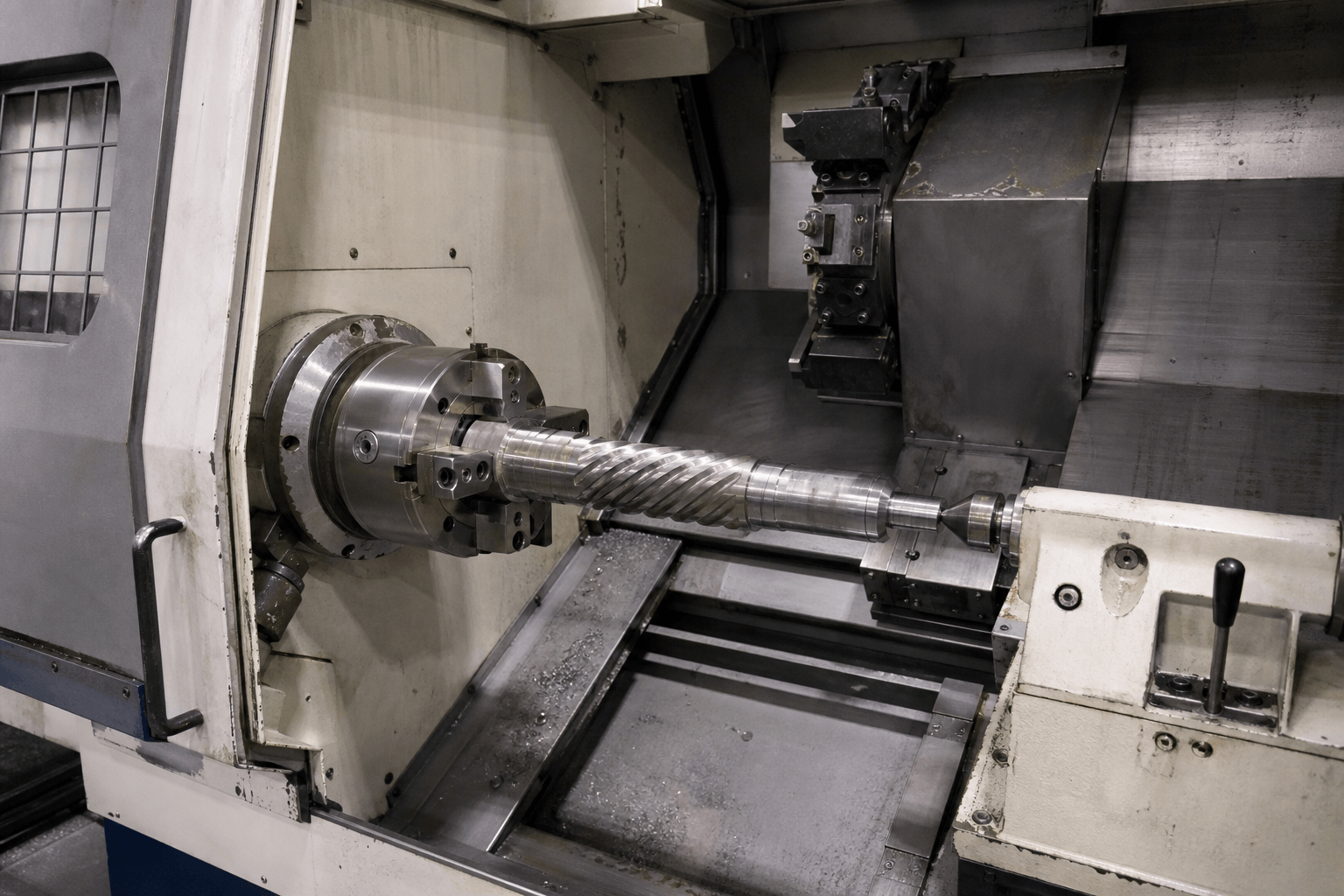 4 axis cnc machine production and quality inspection