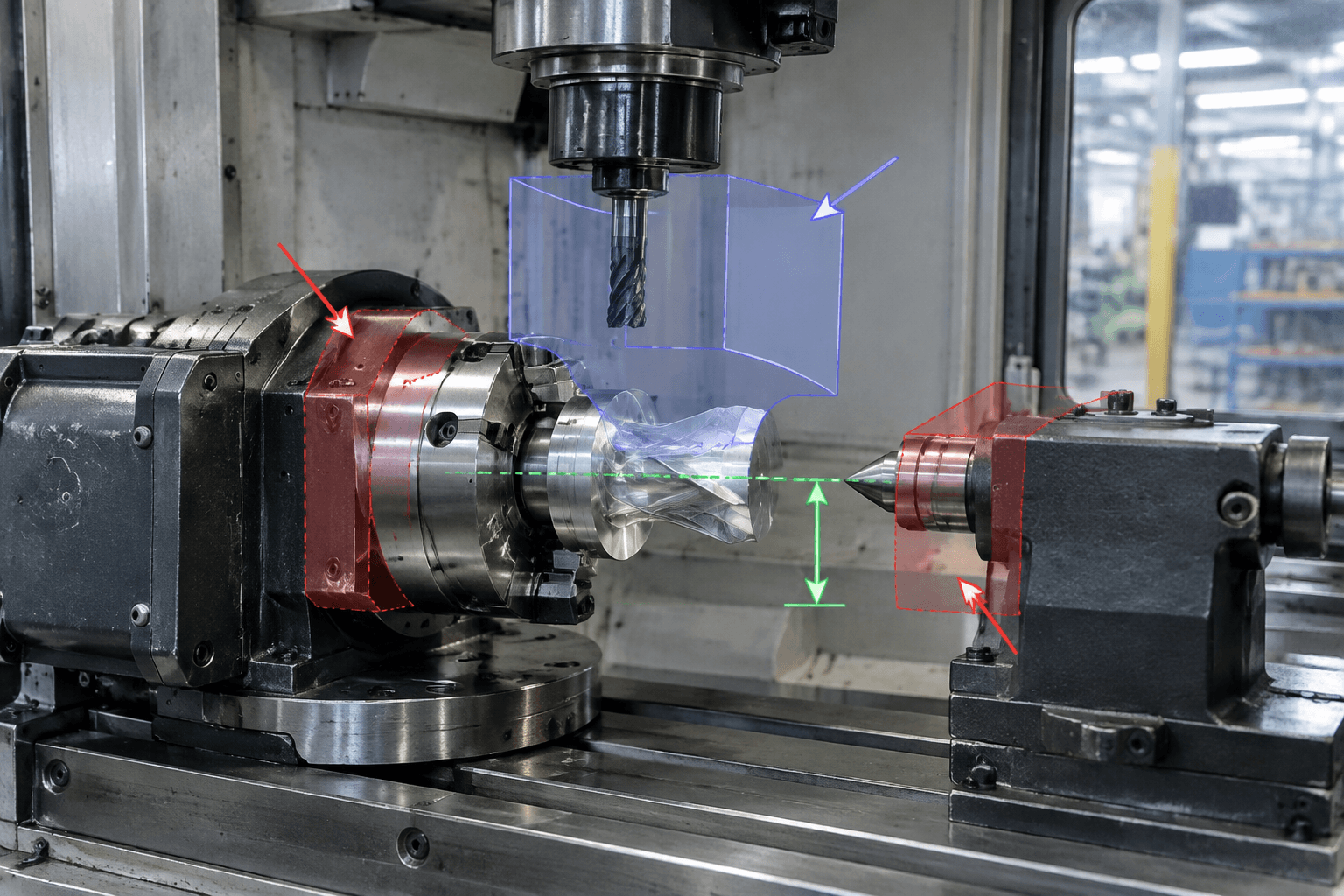 4 axis mill production and quality inspection