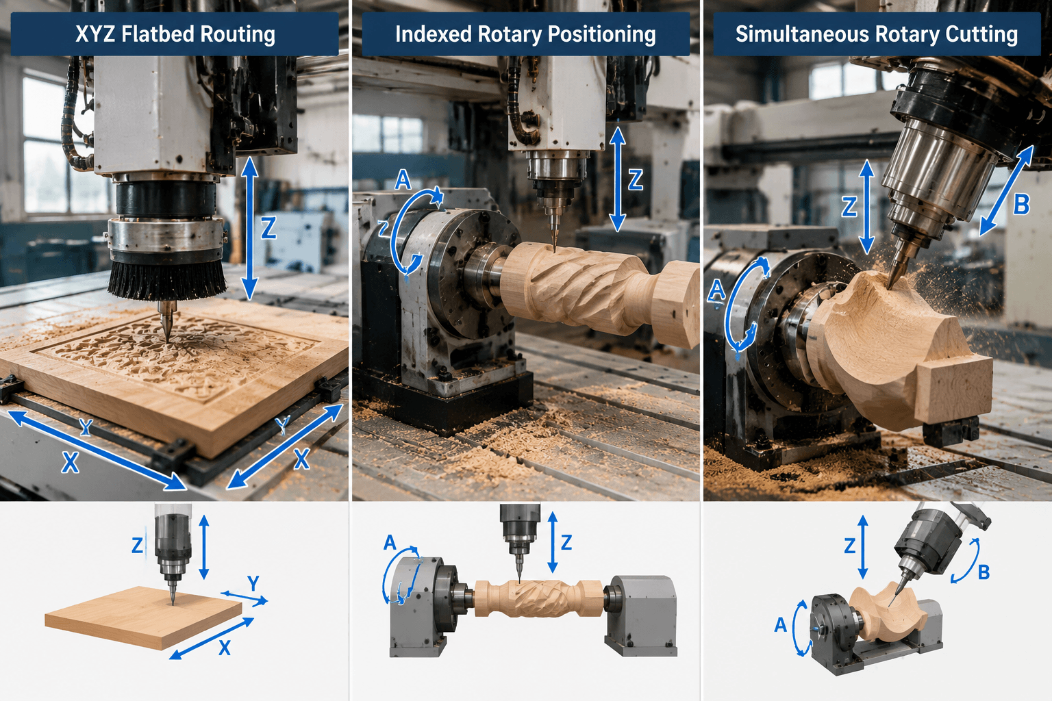 4 axis wood cnc machine drawing review and fabricated part inspection