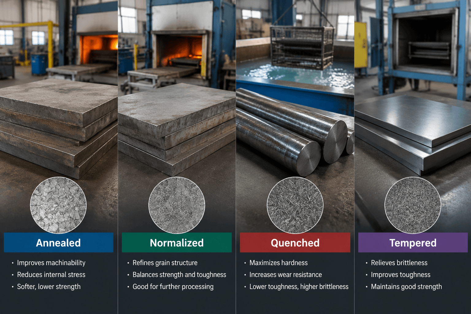4130 heat treatment drawing review and fabricated part inspection