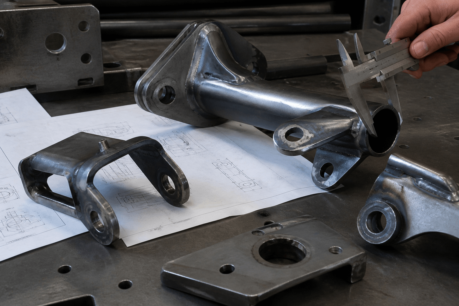 4130 material properties drawing review and fabricated part inspection