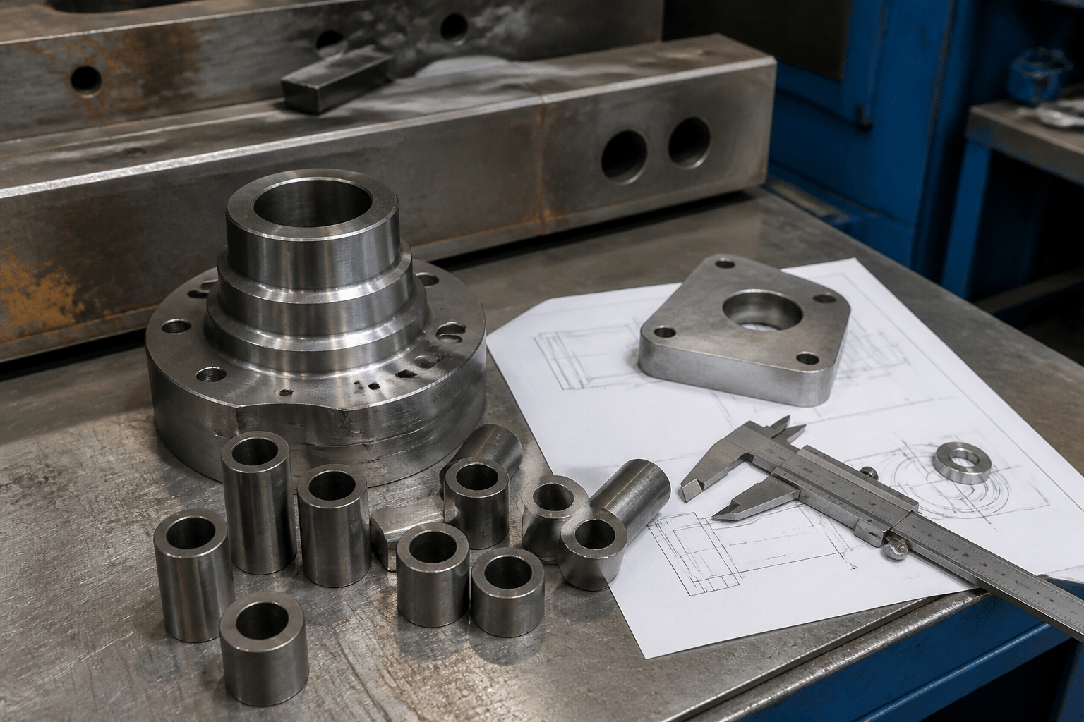 4140 machinability drawing review and fabricated part inspection