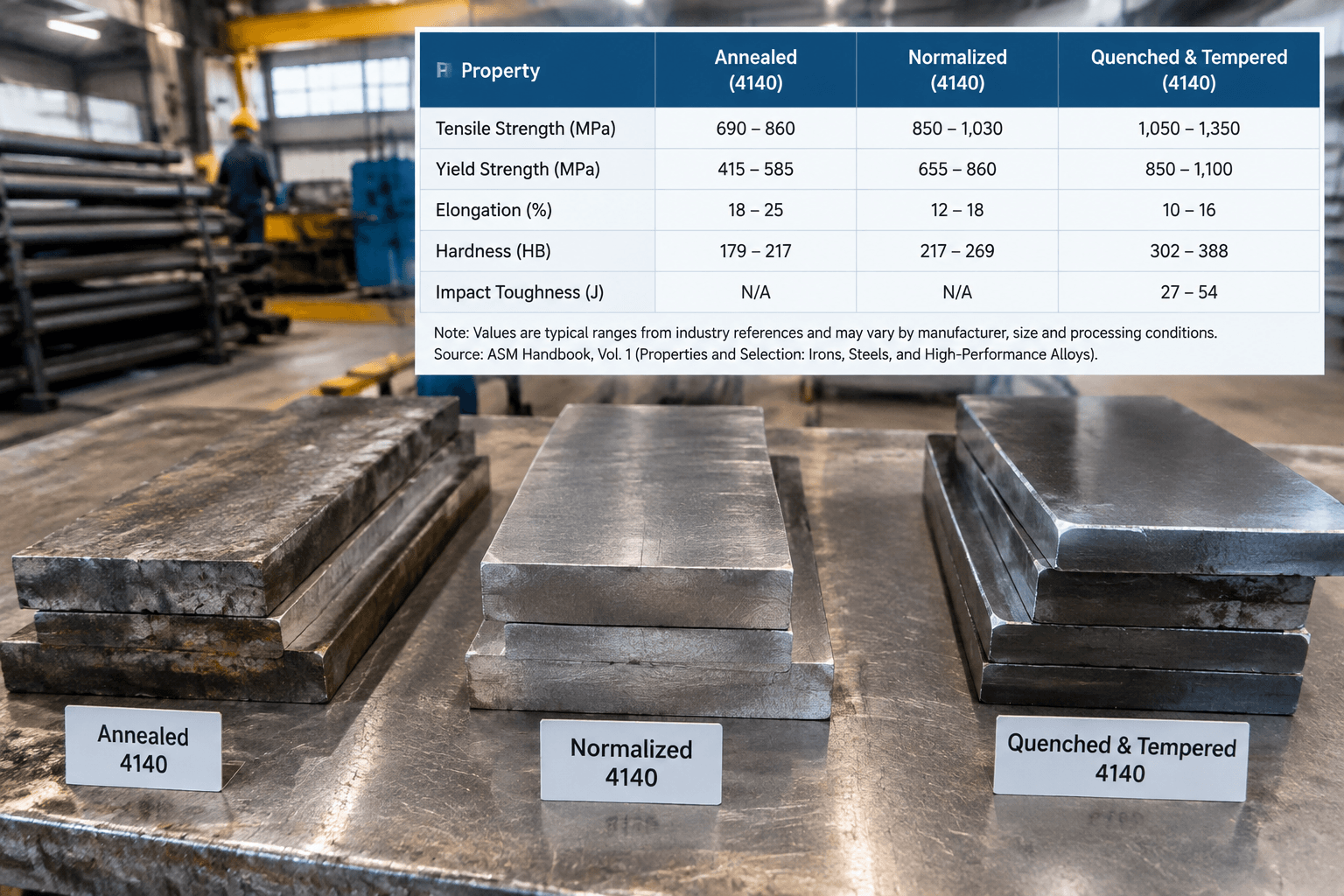 4140 steel material properties drawing review and fabricated part inspection
