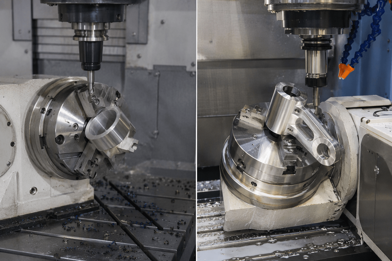 4th axis cnc drawing review and fabricated part inspection