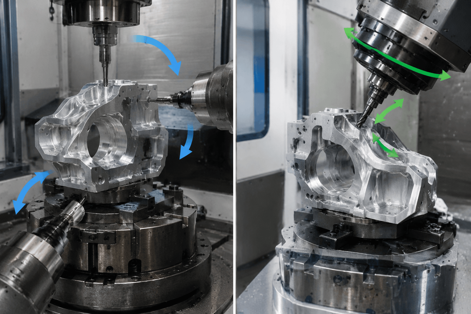 5 axis machine shop drawing review and fabricated part inspection