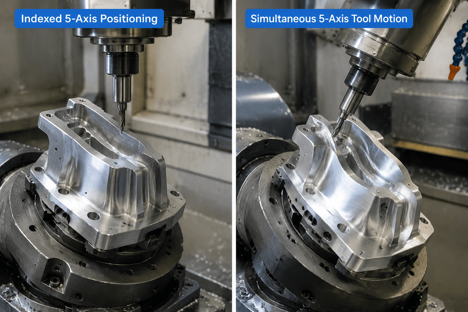 5 axis routing services drawing review and fabricated part inspection