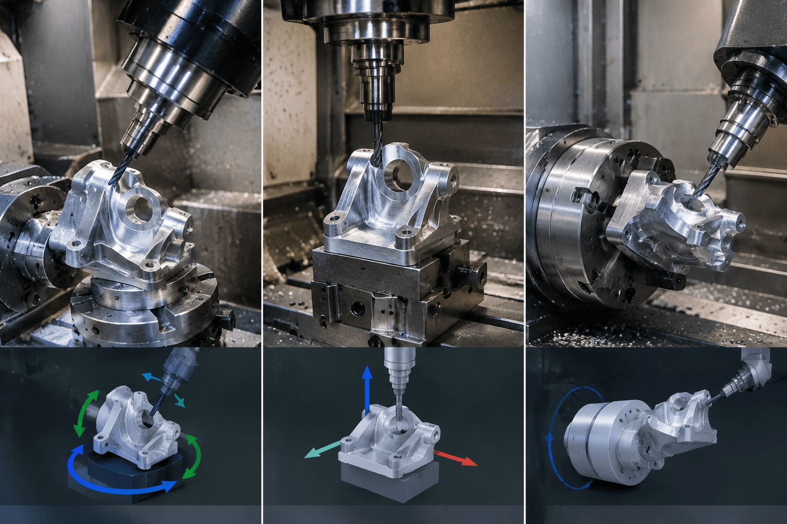 5 axis small cnc machine drawing review and fabricated part inspection