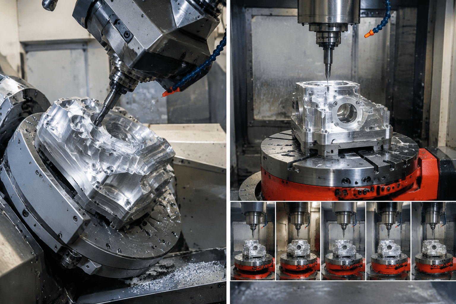 6 axis cnc drawing review and fabricated part inspection