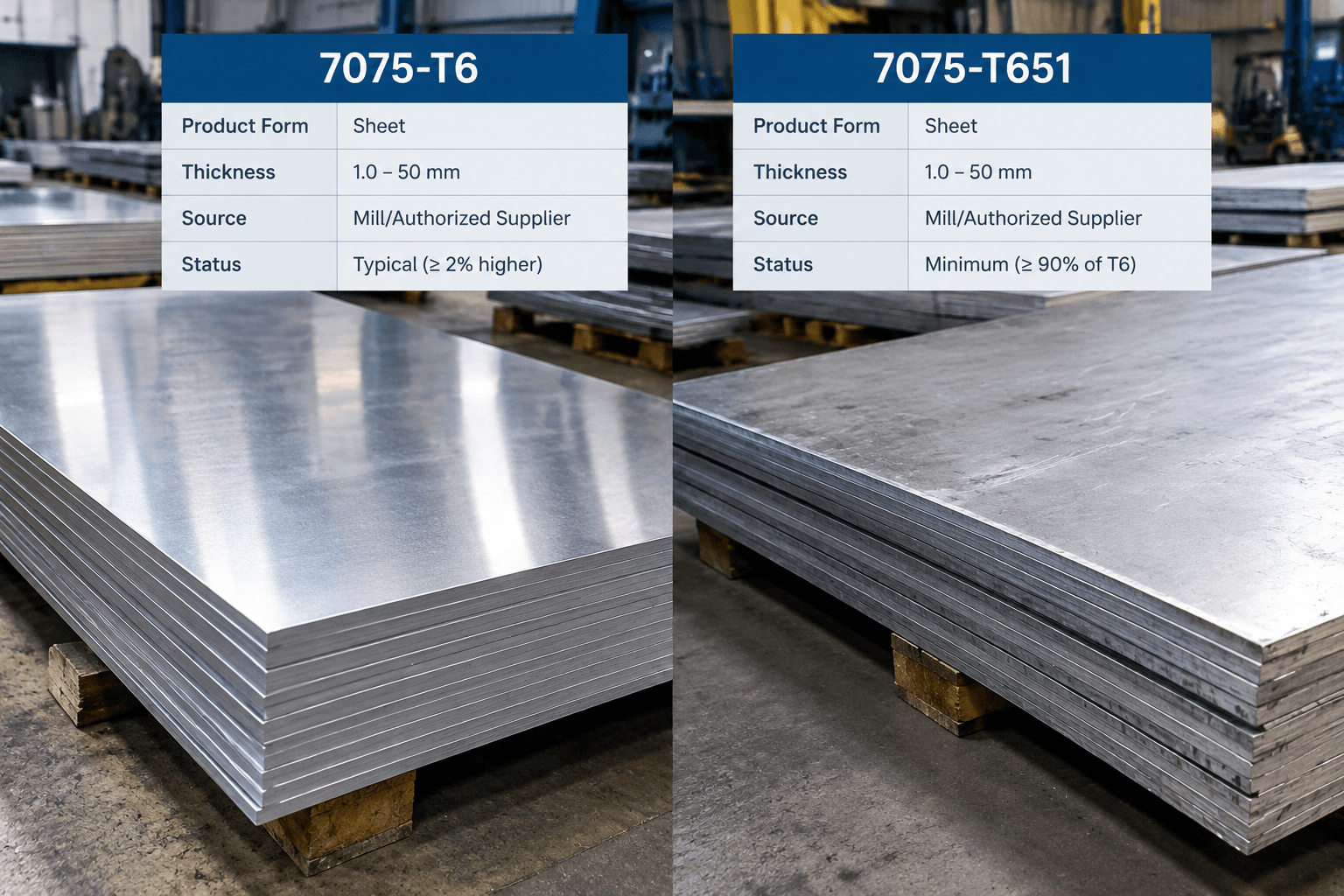 7075 aluminum yield strength drawing review and fabricated part inspection
