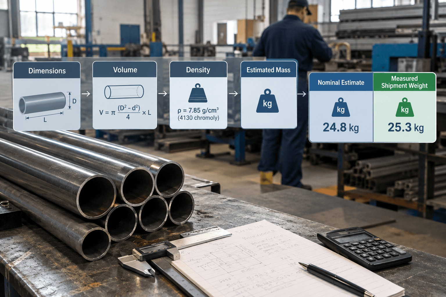 4130 chromoly density production and quality inspection