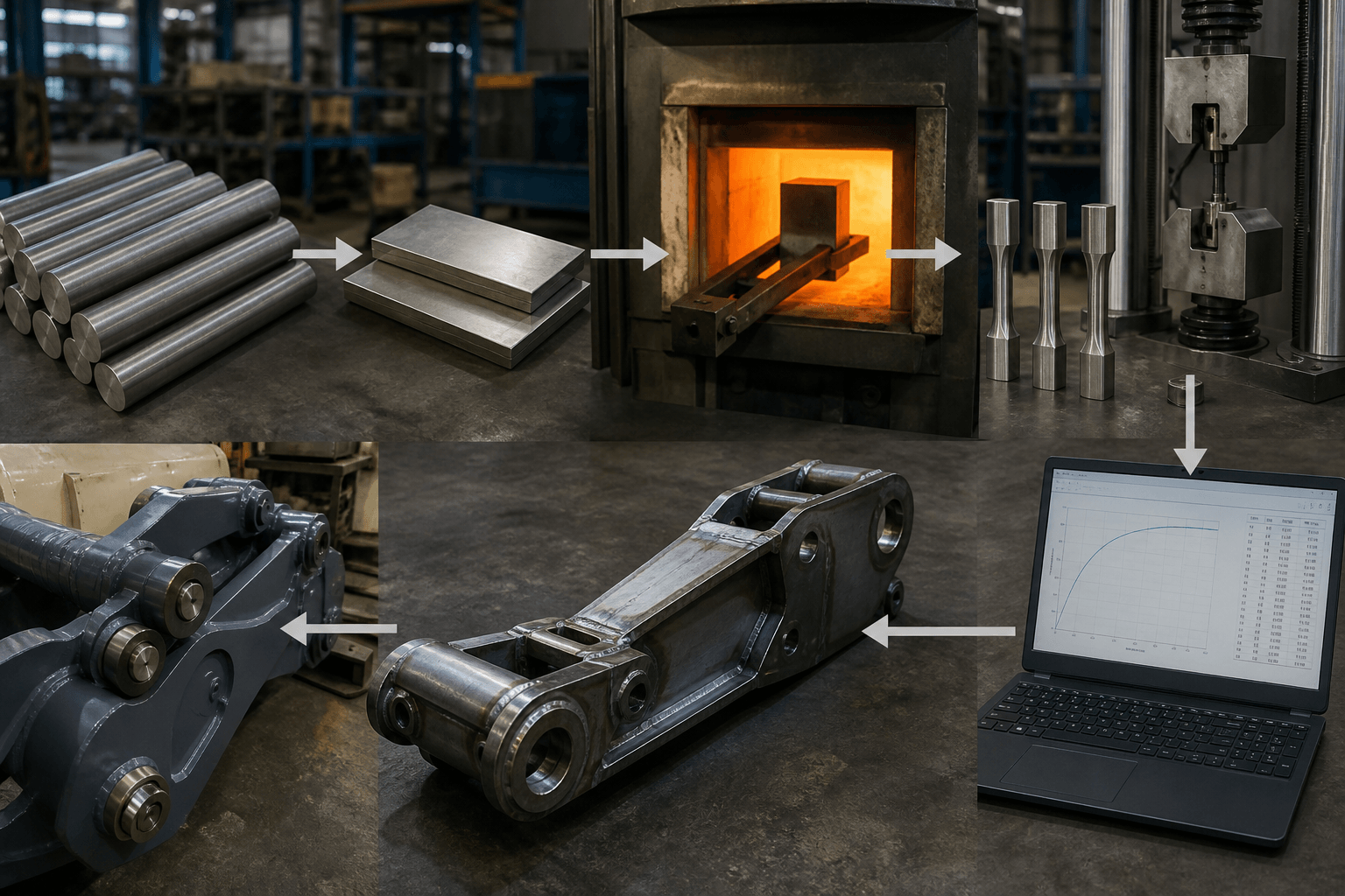 4130 tensile strength production and quality inspection