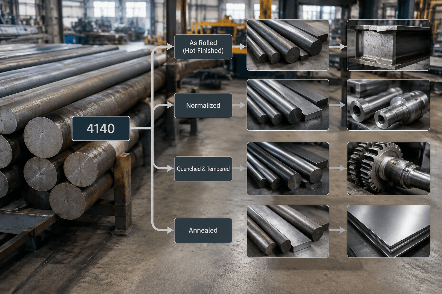 4140 chromoly steel production and quality inspection