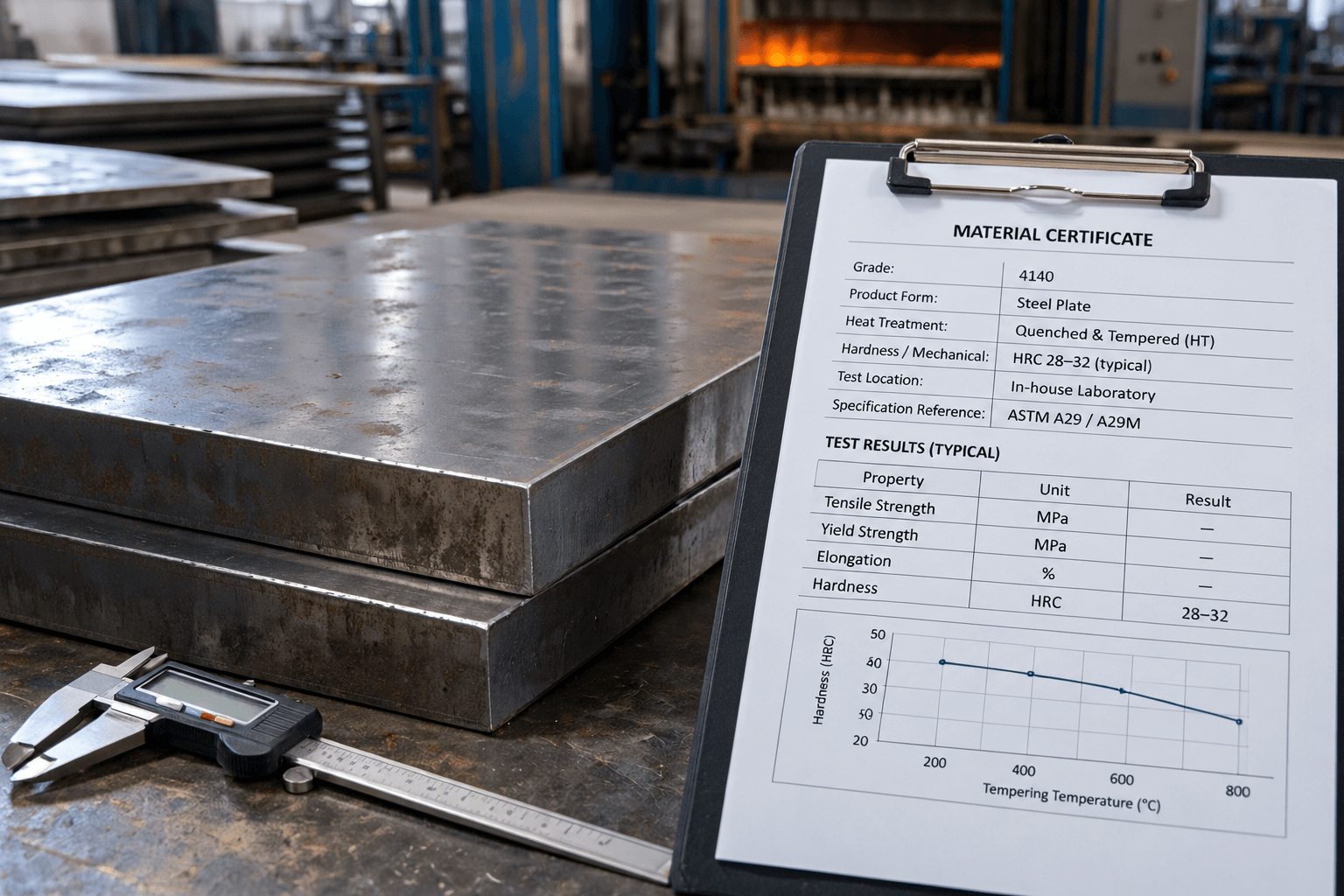 4140 ht steel properties production and quality inspection