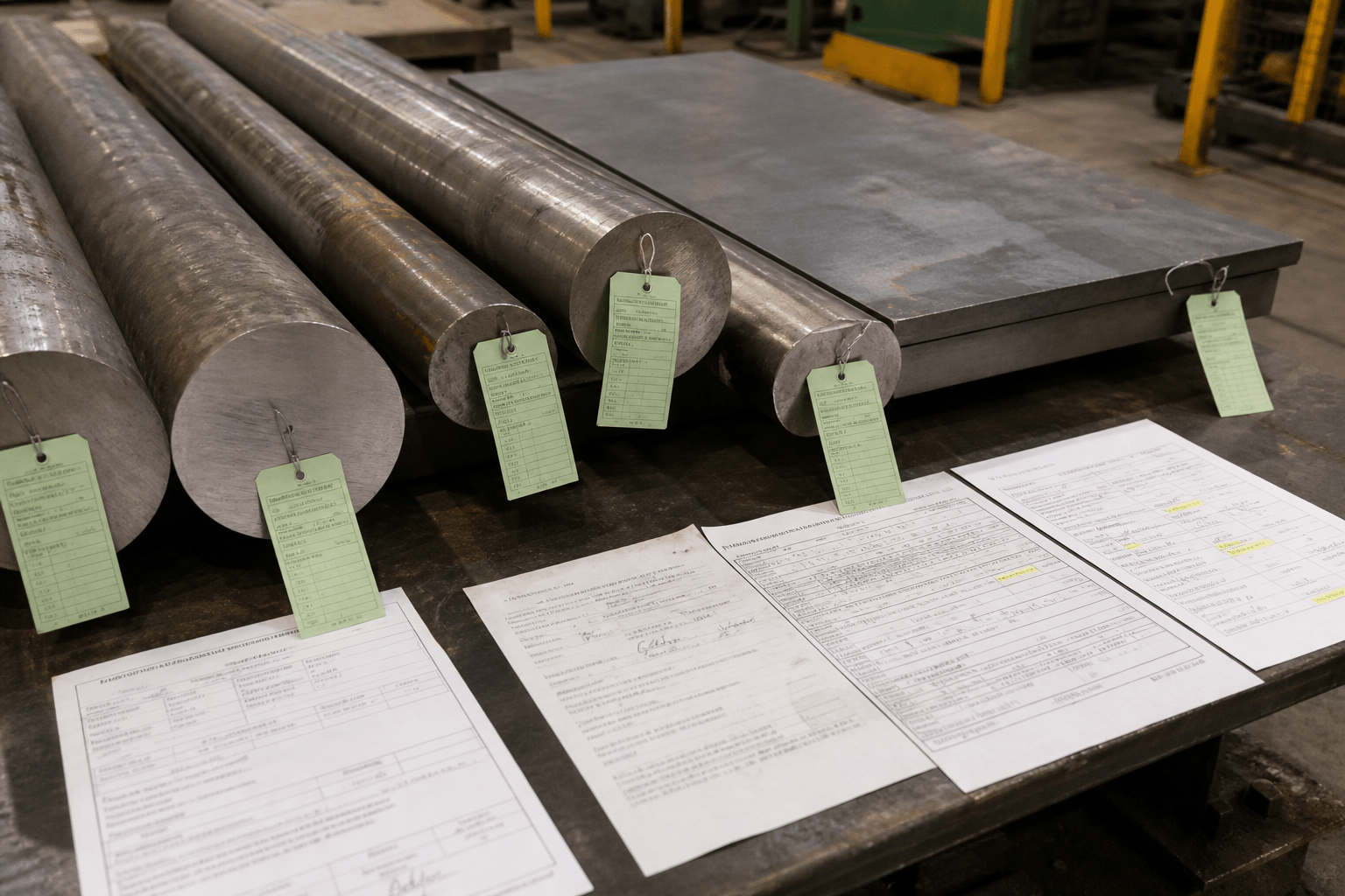 4140 steel production and quality inspection