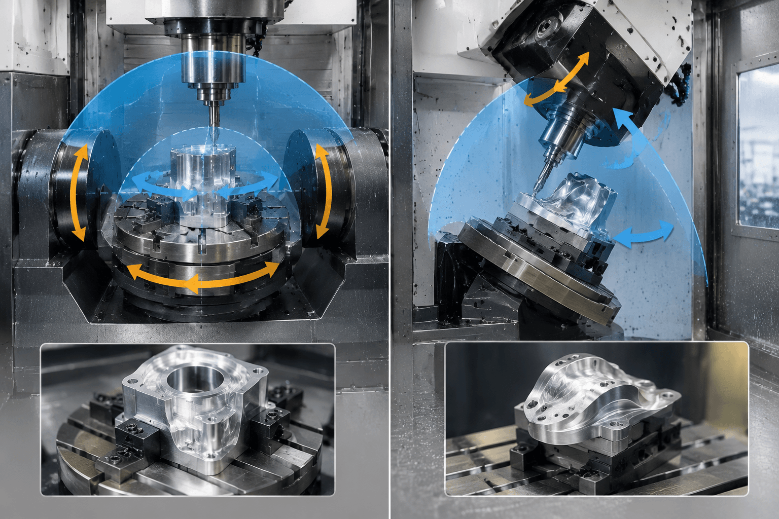 5 axis production and quality inspection