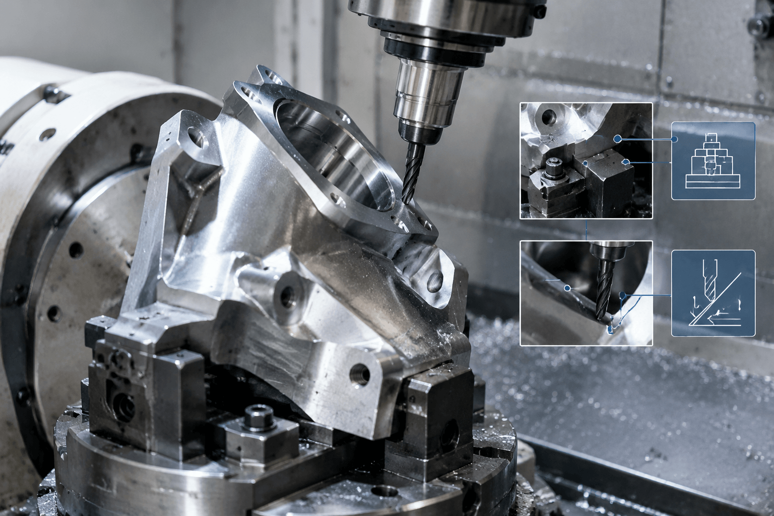 5 axis milling production and quality inspection