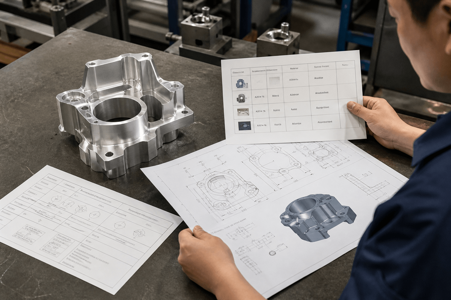 5 axis milling services production and quality inspection