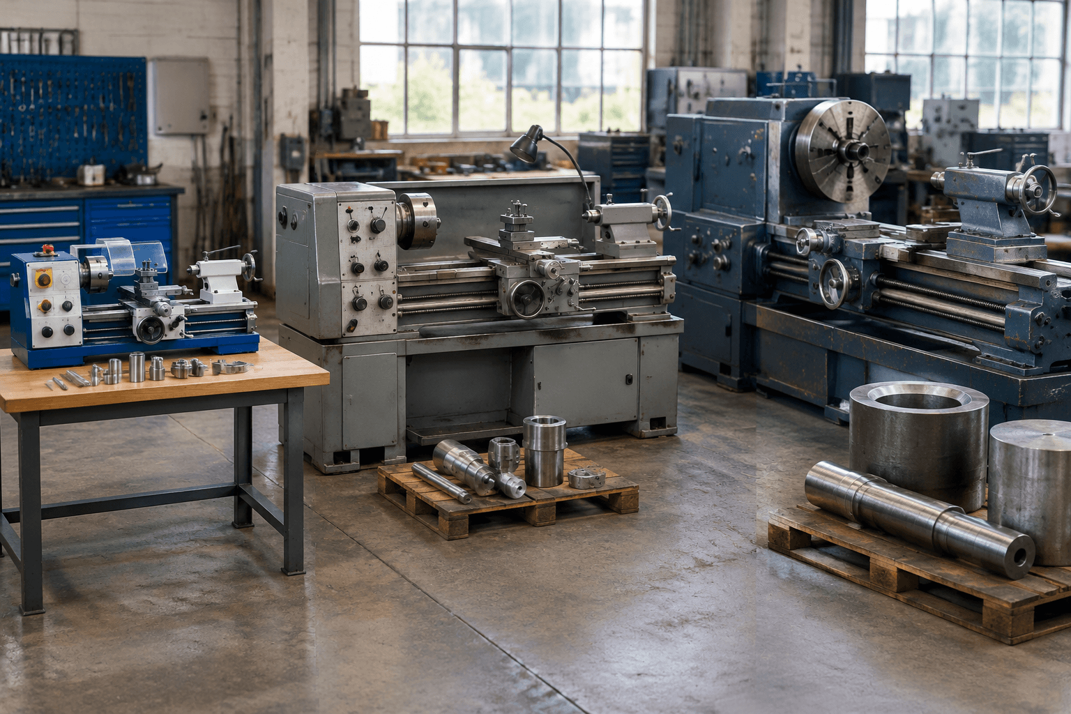 5 uses of lathe machine production and quality inspection