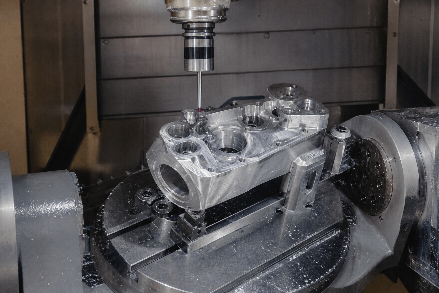5th axis machining production and quality inspection