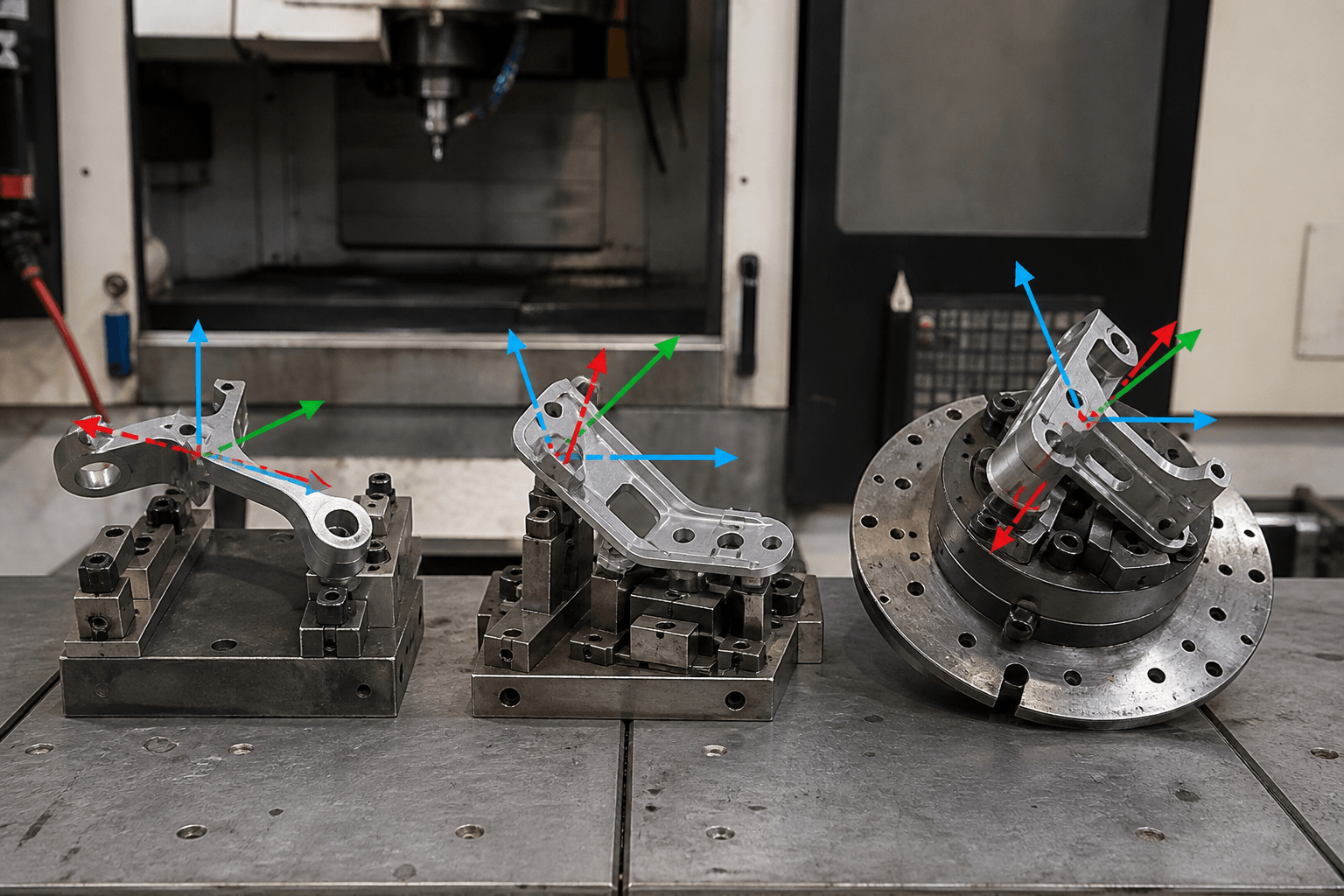 6 axis milling machine production and quality inspection