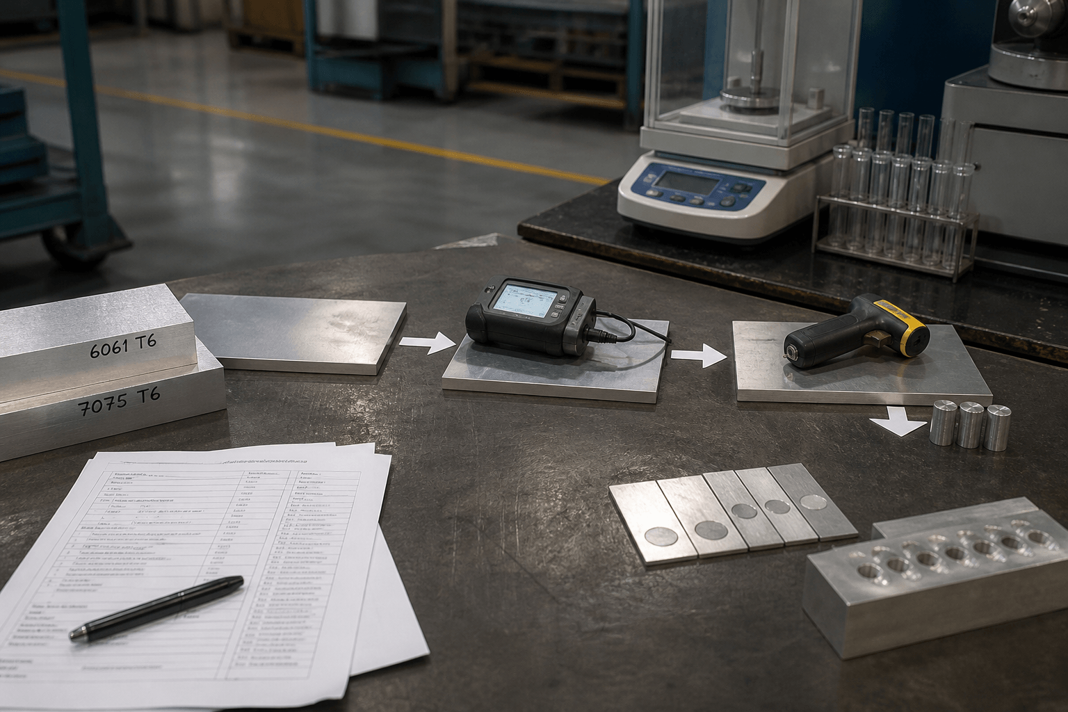 6061 7075 production and quality inspection